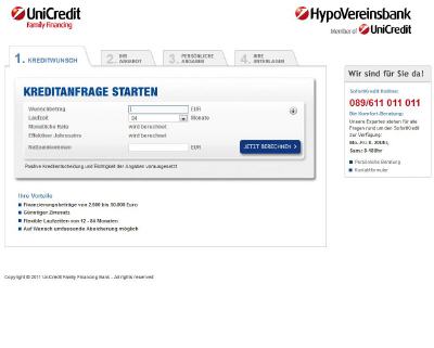 HypoVereinsbank / UniCredit Kredit