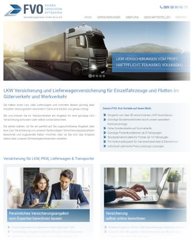 Versicherungen für LKW, Lieferwagen, Transporter